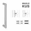 MPkovania FT - MADLO kód K02 Ø 25 mm SP ks Rozteč madla: 300 mm, Rozmer profilu madla: Ø 25 mm, Dĺžka: 325 mm
