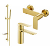 Mexen Zero DF70 sprchová sada, zlatá - 71104DF70-50