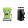 Ascaso Dream PID, Fresh Pistachio + Rancilio STILE, black