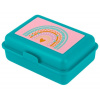BAAGL A-34192 Dúha, desiatový box s polohovateľnou plastovou prepážkou, 17,8x12,2x6cm, tyrkysový