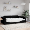 vidaXL Posteľný rám čierny 80x200 cm látka - Čierna - 123912-70014