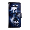 Flipové puzdro TopQ pre Xiaomi Redmi Note 13 5G Odraz vlka