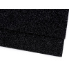 Penová guma Moosgummi s glitrami 20x30 cm - čierna (10 ks)