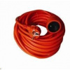Solight predlžovací prívod - spojka, 1 zásuvka, 25m, 3 x 1,5mm2, oranžová (PS09)