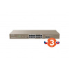 Tenda TEG1118P-16-250W - PoE AT Switch 230W (16xPoE 802.3af/at 10/100/1000Mbps, Uplink 2xSFP 1Gbps), Rack 75011914