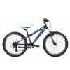 Junior bicykel - Unibike Raptor Black Blue 2022 (Unibike Raptor Black Blue 2022)