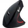 C-TECH myš VEM-09, vertikální, bezdrátová, 6 tlačítek, černá, USB nano receiver