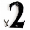 Trebor Interiérové číslo 2 čierne 50mm 511