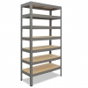 Meets-ecommerce UG Kovový regál profi 230x80x40, 4-7 políc Farba: Modrá, Počet polic: 7 políc