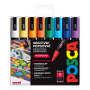 Sada Posca PC-5M, základné farby, 1,8 - 2,5 mm (16 ks)
