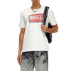 TRIČKO DIESEL T-ADJUST-Q6 T-SHIRT OFF WHITE