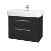 Dreja Kúpeľňová skrinka Q MAX SZZ2 80 - N03 Graphite / Úchytka T02 / N03 Graphite