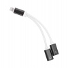 PremiumCord Adapter Lightning na 3,5 mm jack audio + Lightning charging (kipod54)