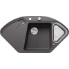 Blanco Delta II F Granitový drez - Sivá skala