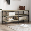 Lavička na topánky dub sonoma 100x38,5x49 cm kompozitné drevo-ForU-839044