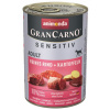animonda ANIMONDA GranCarno Adult Sensitiv Hovädzie so zemiakmi - mokré krmivo pre psov - 400 g