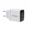 Nabíjačka GaN Choetech PD6051 2x USB-C PD 35W s displejom - bi