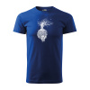 Sablio Tričko s potlačou Skull 2 - modré 2XL
