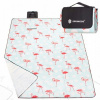 Pikniková deka 130x170 cm SPRINGOS PM024 - plameniaky