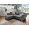 MID.YOU ROHOVÁ SEDACIA SÚPRAVA, textil, sivá - Online Only obývacie izby - 002310008007
