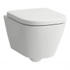 Laufen Meda WC závesné, Rimless, kompaktné, biele H8201130000001