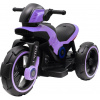 Baby Mix POLICE elektrická motorka fialová