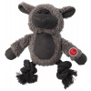 Dog Fantasy Snuggle hračka pískacie zvieratko s uzlami 21 cm mix