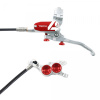 MTB Brzda HOPE Tech 4 E4 silver/red Brzda: Zadná