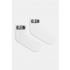Ponožky Calvin Klein Jeans 2-pak biela farba, 701236560 ONE SIZE
