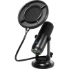 Thronmax M2P-BKIT stojan USB štúdiový mikrofón Druh prenosu:káblový podstavec, vr. kábla, vr. svorky, vr. tašky, vr. ochrany proti vetru; M2P-BKIT