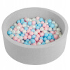 Perfektný darčekový bazén suchý +300 farebné gule (Perfektný darčekový bazén suchý +300 farebné gule)