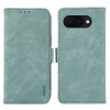 Knižkové puzdro Google Pixel 9a ABEEL Frosted RFID – Cyan