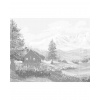 ZUTY Bodkovanie - CHATA V HORSKEJ KRAJINE Rámovanie: bez rámu a bez vypnutia plátna, Rozmer: 40x50 cm