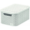 Curver úložný box RATTAN Style2 bielý 03617-885