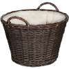 Siena Garden 01015.7/L Prútený kôš s jutovinou Ø 45 x 30 cm 1 ks; 01015.7/L