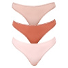 3PACK Dámske tangá Tommy Hilfiger viacfarebné (UW0UW02824 0TG) M