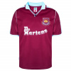 West Ham United Score Draw Claret 196307
