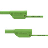 Schützinger VSFK 8500 / 1 / 100 / GN bezpečnostné meracie káble [4 mm zástrčka - 4 mm zástrčka] 100.00 cm zelená 1 ks; VSFK 8500 / 1 / 100 / GN
