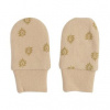Lodger Mittens Print Rib Linen