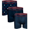 Pánske boxerky John Frank JF3B03 3 pack multicolor veľkosť M-46/48