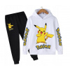 Teplaková súprava - Detské šaty Babylove 561213 Veľkosť 134 čierna, červená, modrá, ružová, žltá (Pikachu Tracksuit Pokemons mikiny nohavice)
