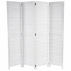 Design-Shop Paraván Shabby vintage C30 - 170 x 160 cm - Biela