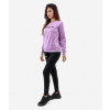 TUTA DONNA 104 G/COLLO CON PAILLETTES IN FELPA súprava fialová-čierna XS
