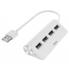 HAMA USB HUB/ 4 porty/ USB 2.0/ 480 Mbit/s/ bílý 200120