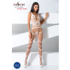 Passion BS058 white - Bodystocking Farba: Biela, Veľkosť: S/L