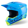 ALPINESTARS prilba S-M3 FORCE, ALPINESTARS (modrá/žlutá fluo) 2026 - 2XL