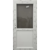 Vedlejší plastové vchodové dveře Soft 2023-28 Bílá/Bílá 88x198cm, Pravé, Dovnitř