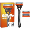 Holiaci strojček Gillette na kazety do žiletky (Holiaci strojček Gillette Fusion 5 + 3 čepieľky - Krabička -)