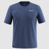Salewa Eagle Minilogo Dark Denim Pánske Merino Tričká Veľkosť 52