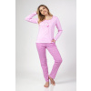 Regina 669 Dámske pyžamo 4XL ružová